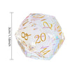 30mm Rainbow Crystal d20