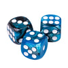 Blue & Black - 12mm D6 pips