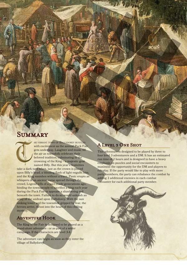 The King of the Fair - an Irish Adventure