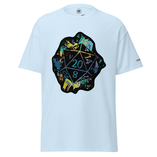 Rainbow Splash d20 - classic tee