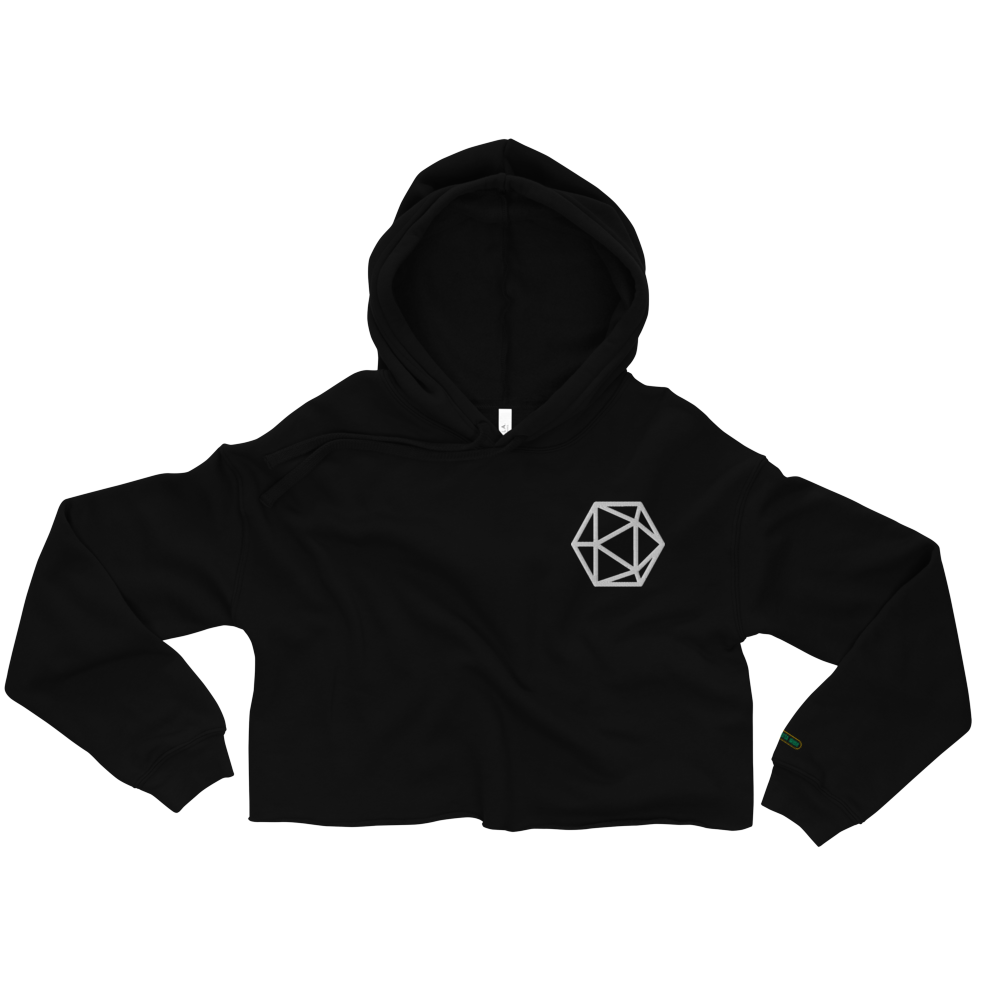 I'd Rather Be Playing D&D crop hoodie