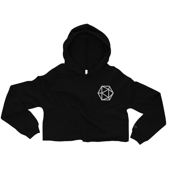 I'd Rather Be Playing D&D crop hoodie