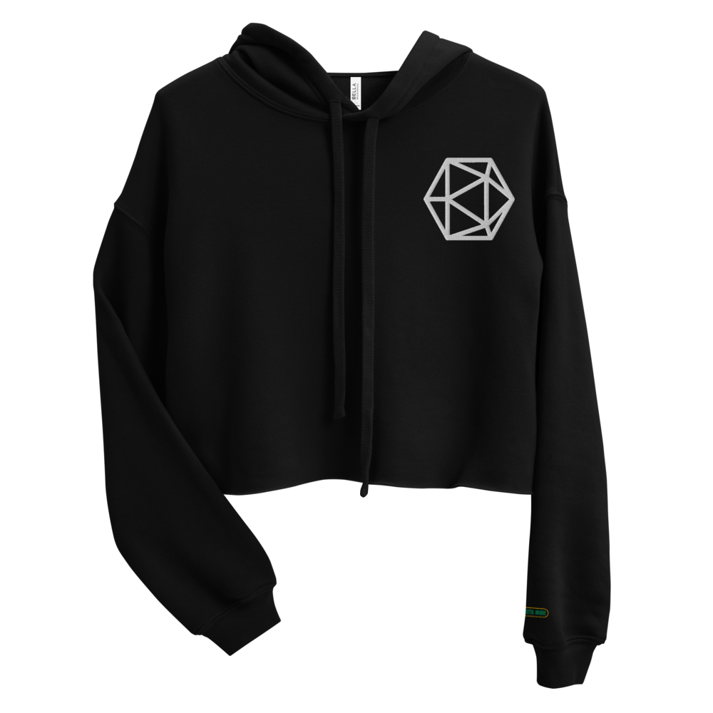 I'd Rather Be Playing D&D crop hoodie