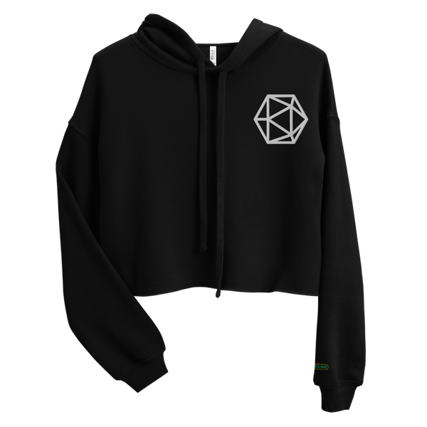 I'd Rather Be Playing D&D crop hoodie