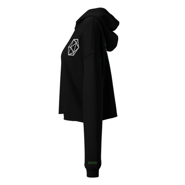 I'd Rather Be Playing D&D crop hoodie