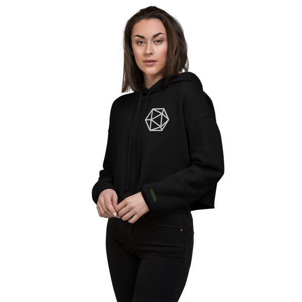 I'd Rather Be Playing D&D crop hoodie