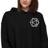 I'd Rather Be Playing D&D crop hoodie