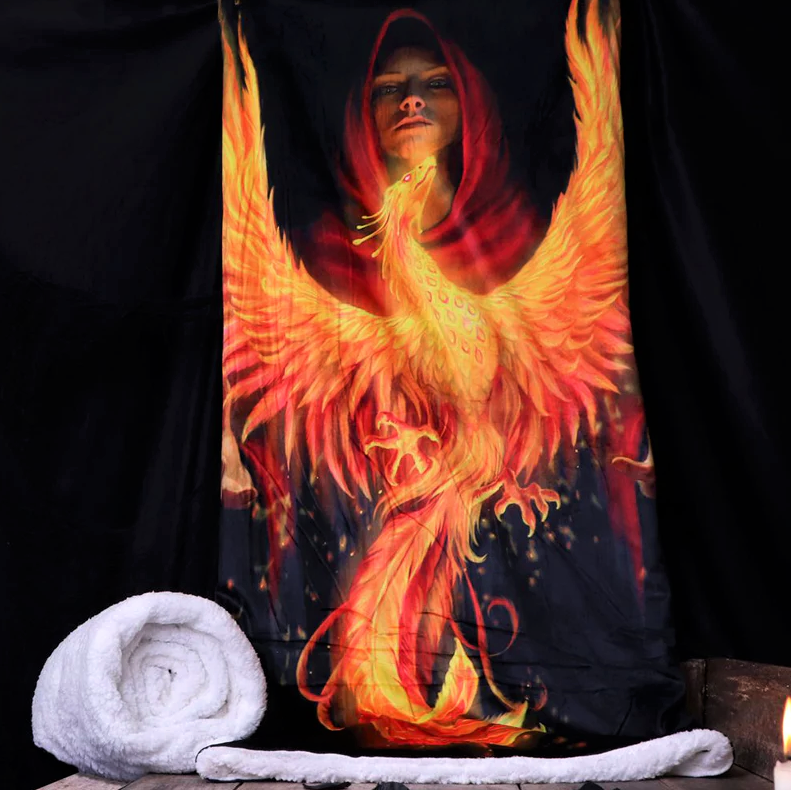 Phoenix Rising Throw
