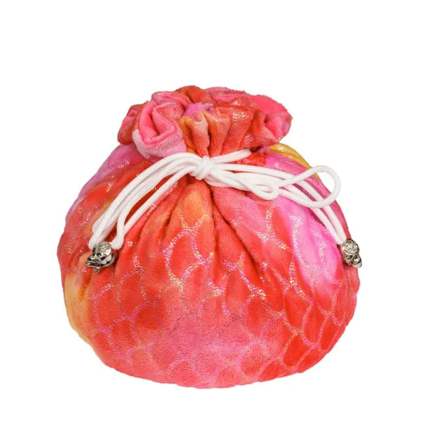 Multi-pocket d20 Dice Bag - Dragon Fire & Scales