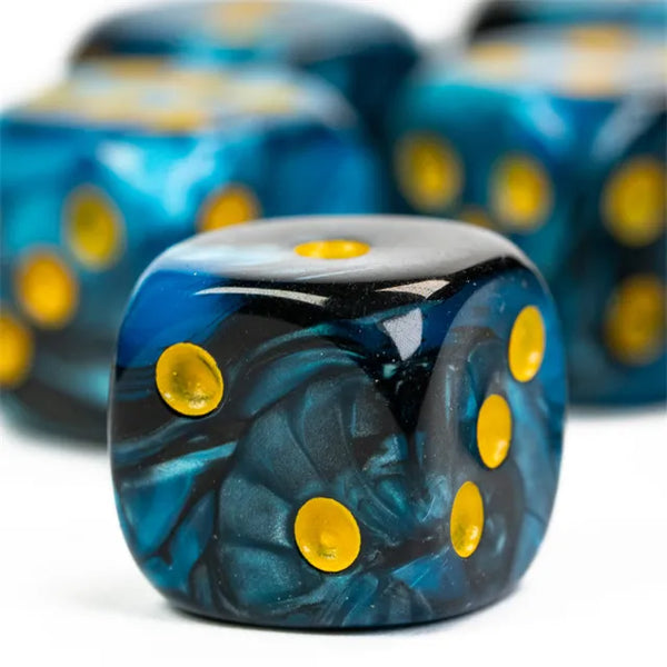 Blue & Navy - 12mm D6 pips