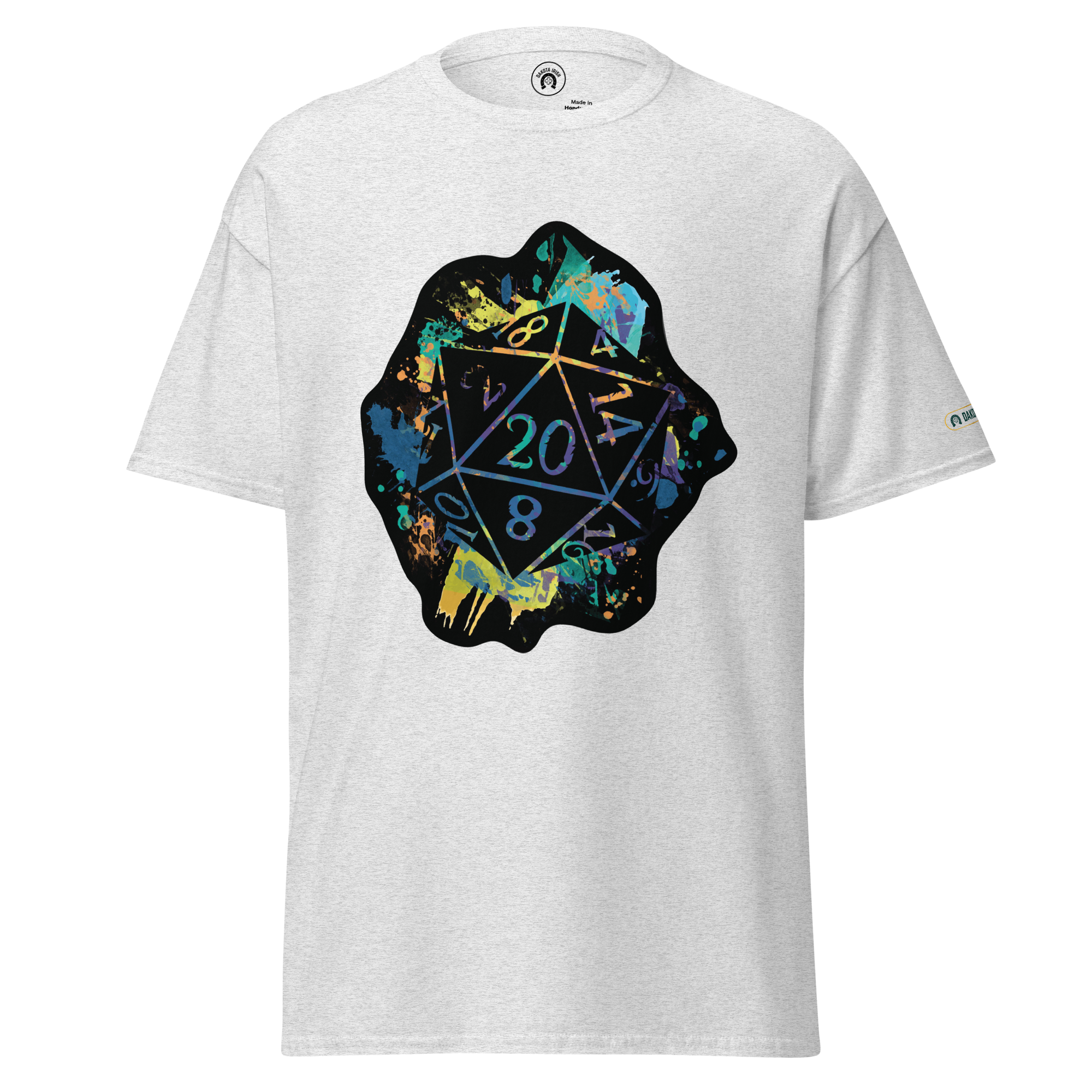Rainbow Splash d20 - classic tee