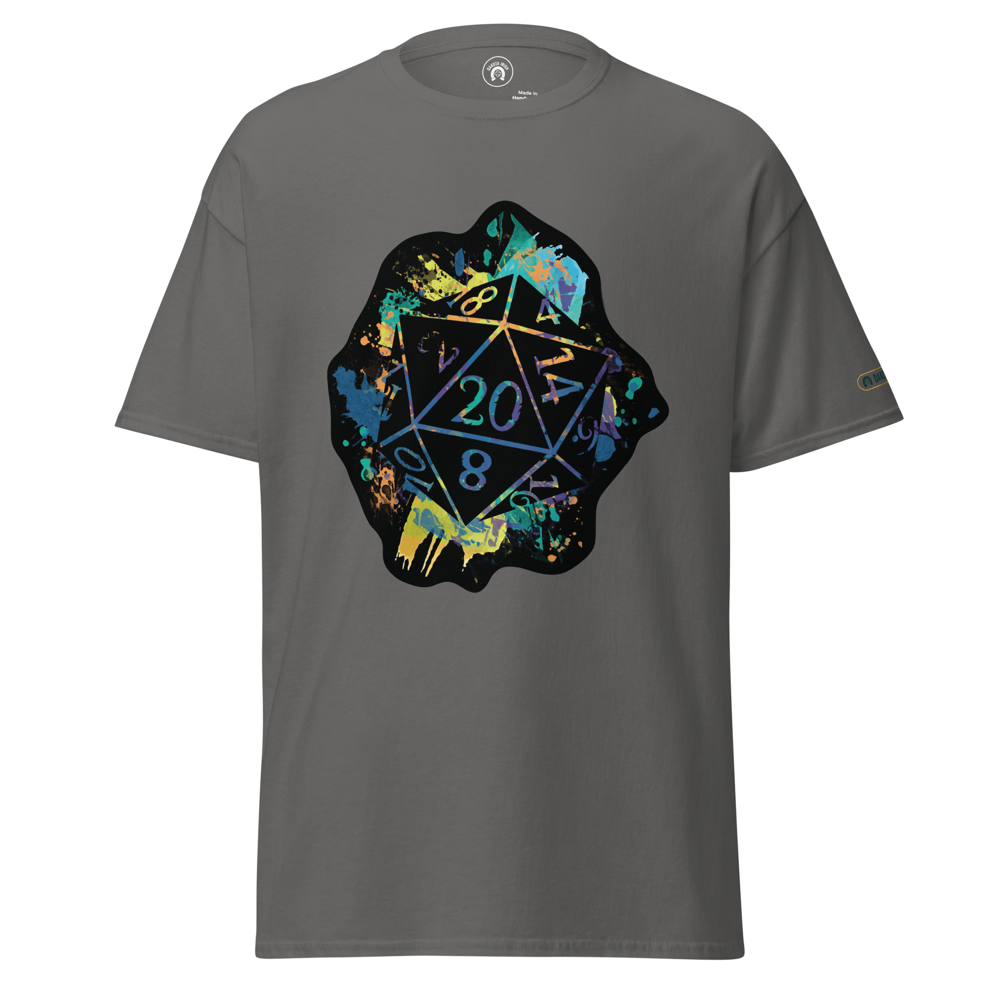Rainbow Splash d20 - classic tee