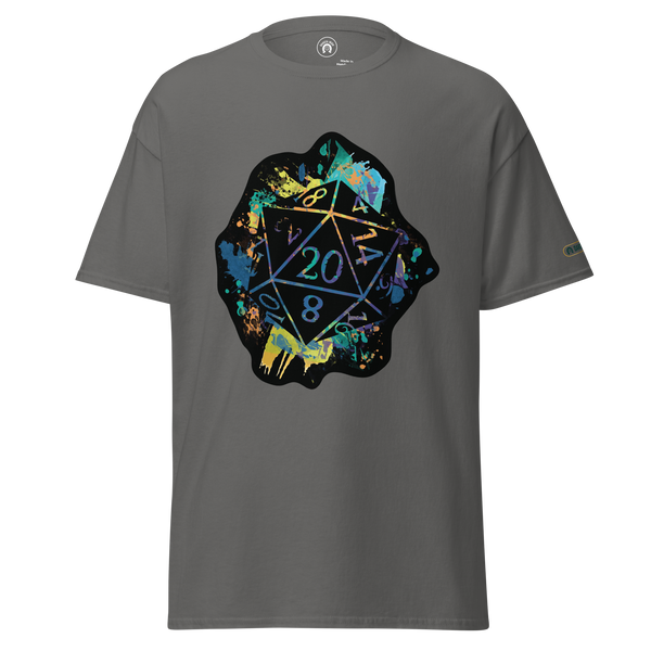 Rainbow Splash d20 - classic tee