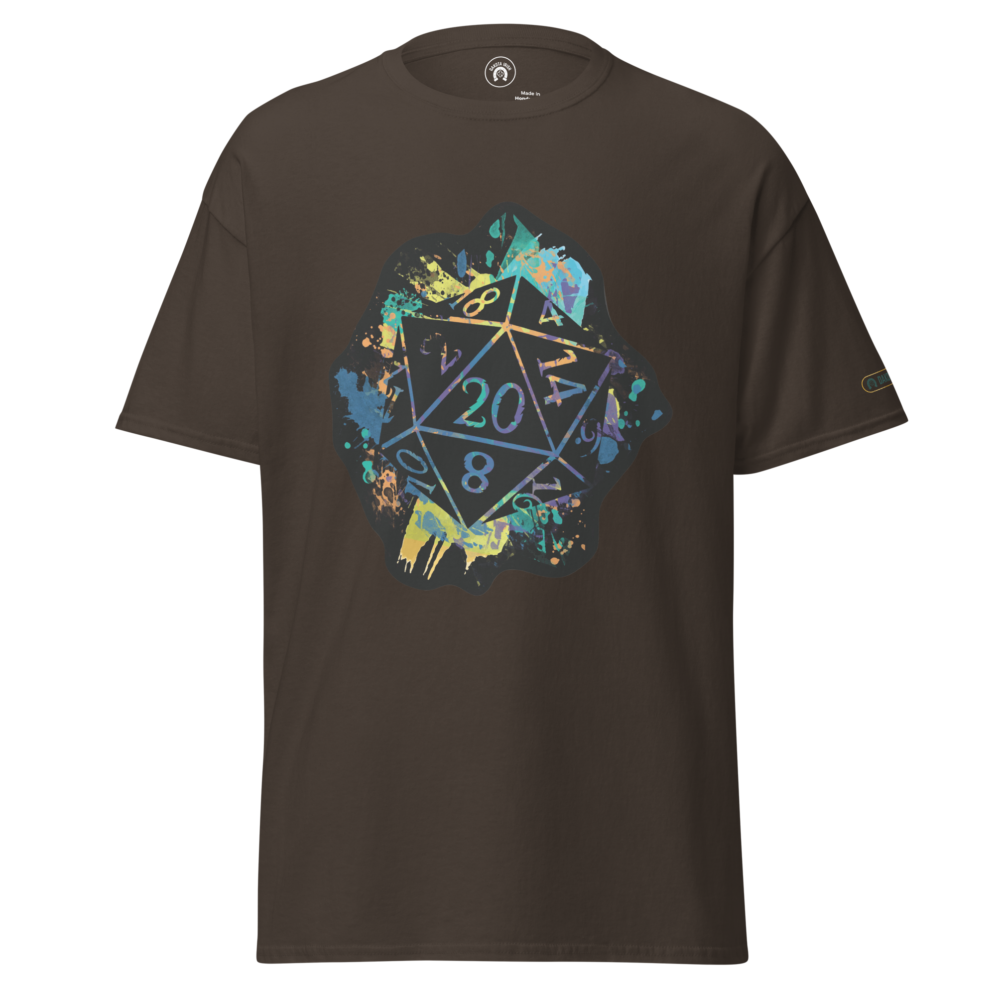 Rainbow Splash d20 - classic tee