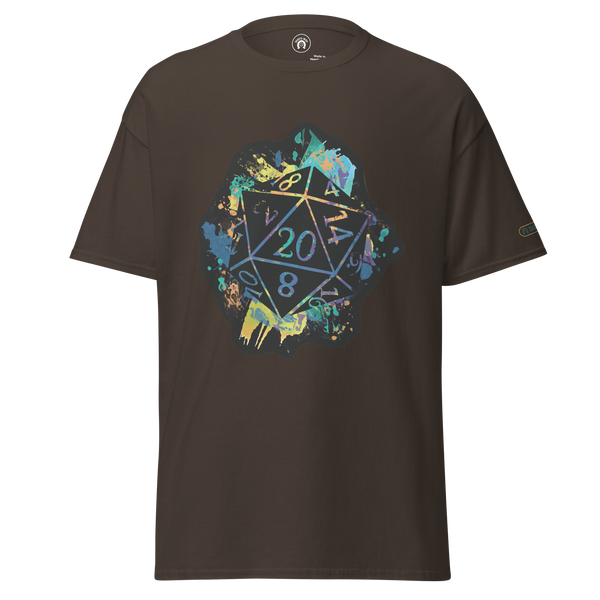 Rainbow Splash d20 - classic tee