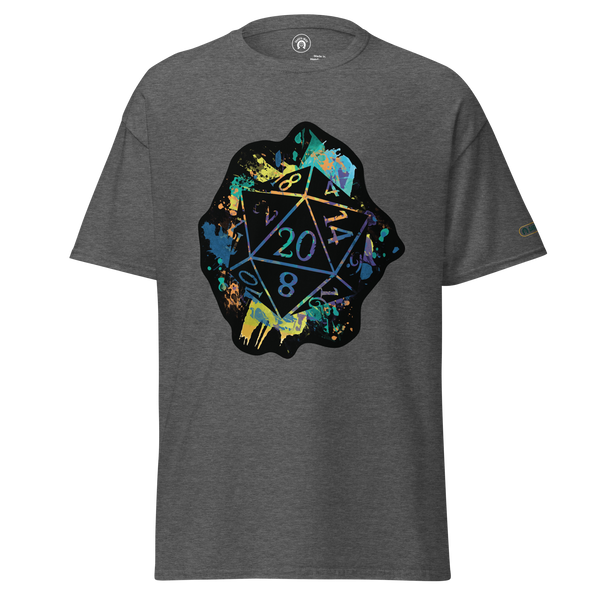 Rainbow Splash d20 - classic tee