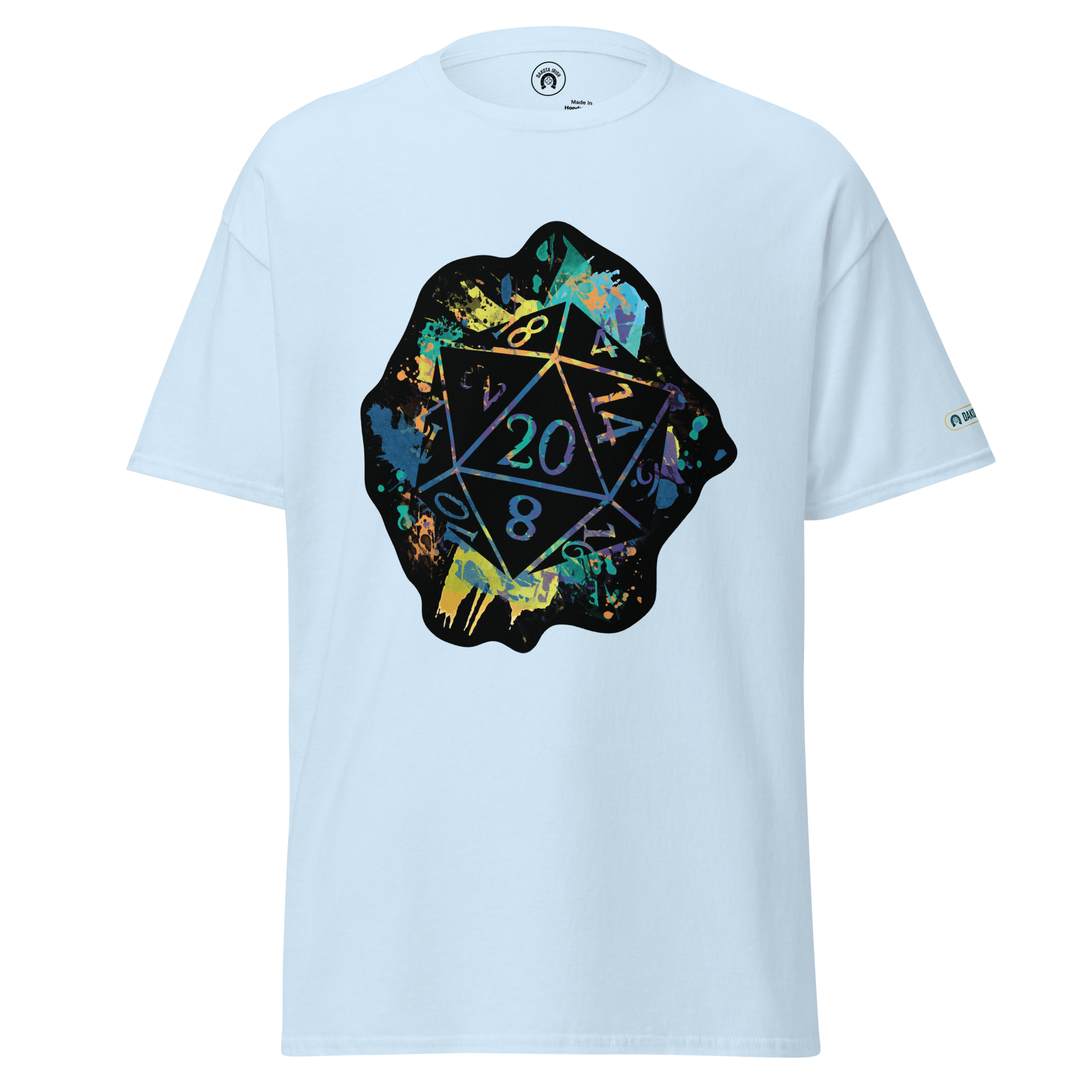 Rainbow Splash d20 - classic tee