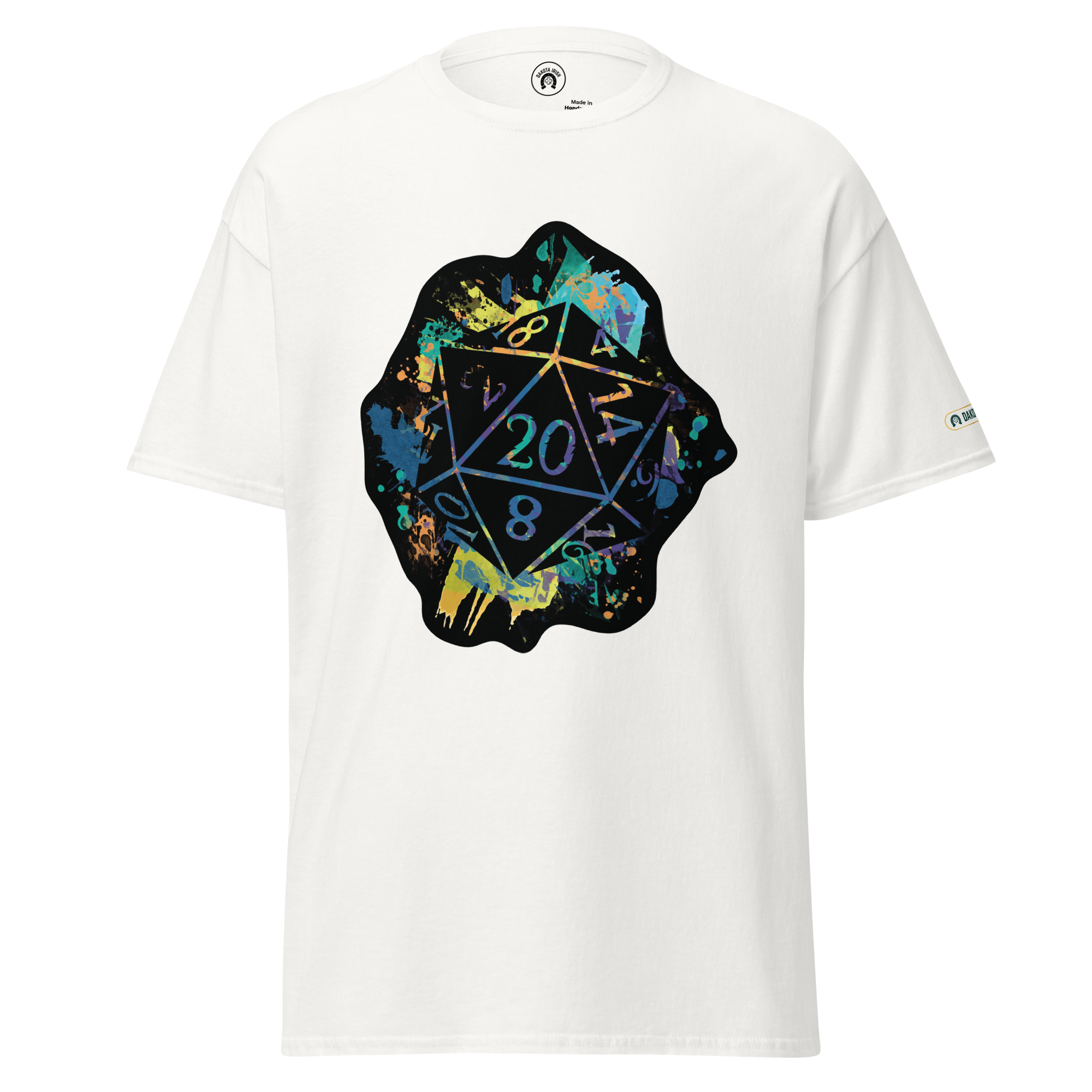 Rainbow Splash d20 - classic tee