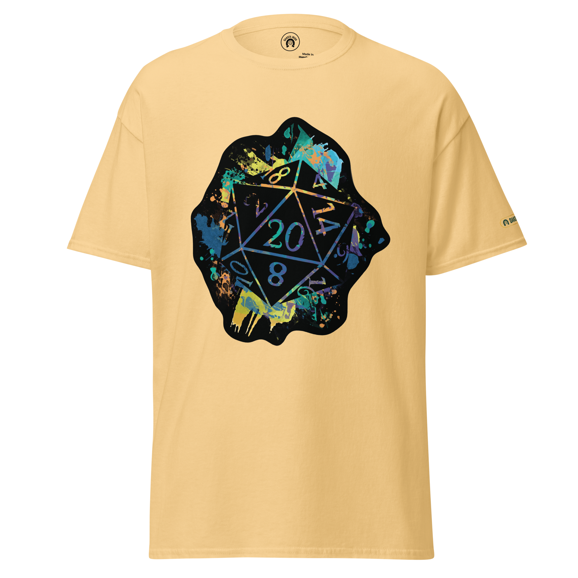 Rainbow Splash d20 - classic tee