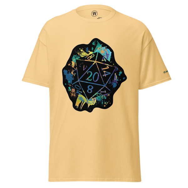 Rainbow Splash d20 - classic tee