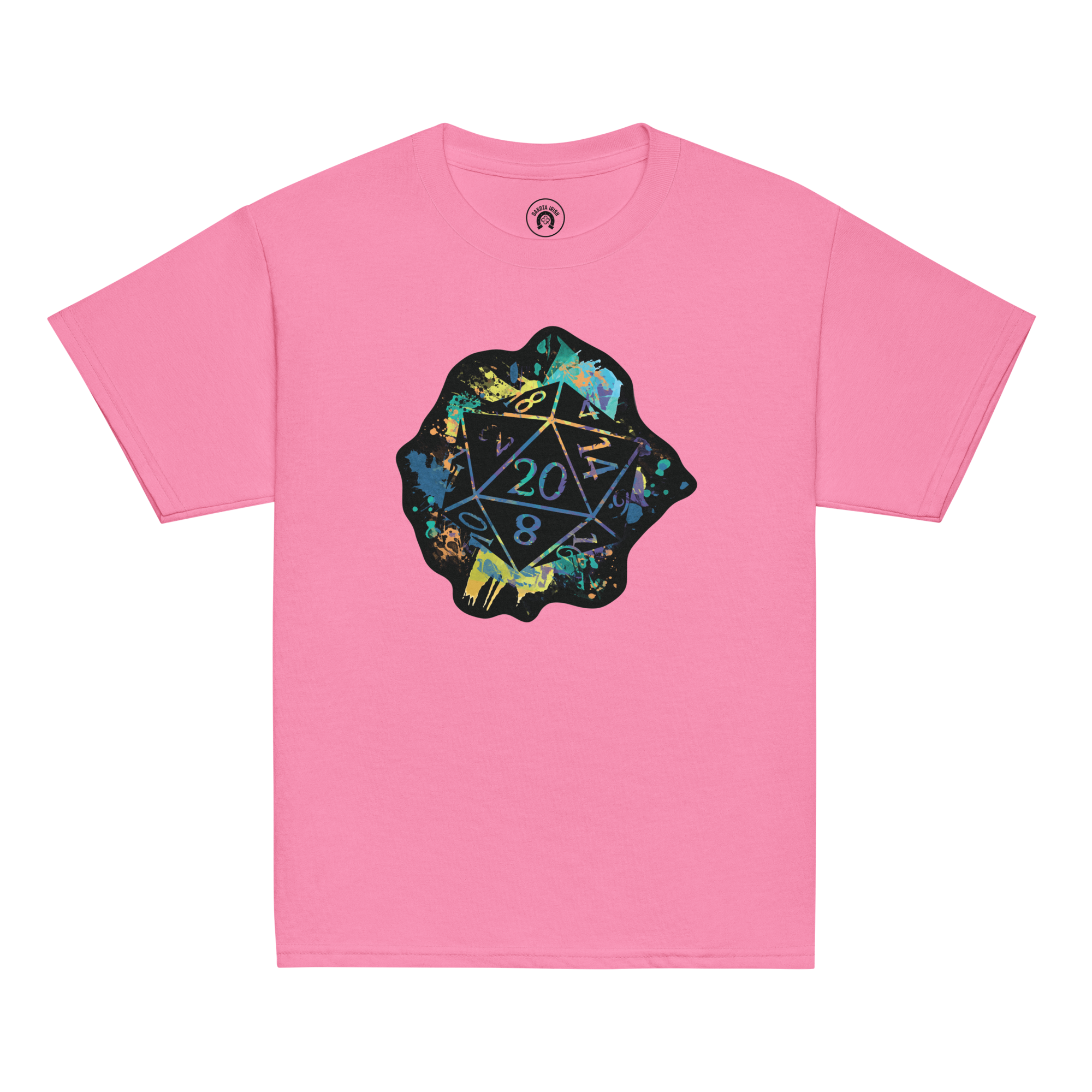 Rainbow Splash d20 - youth classic tee