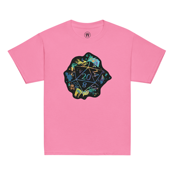 Rainbow Splash d20 - youth classic tee