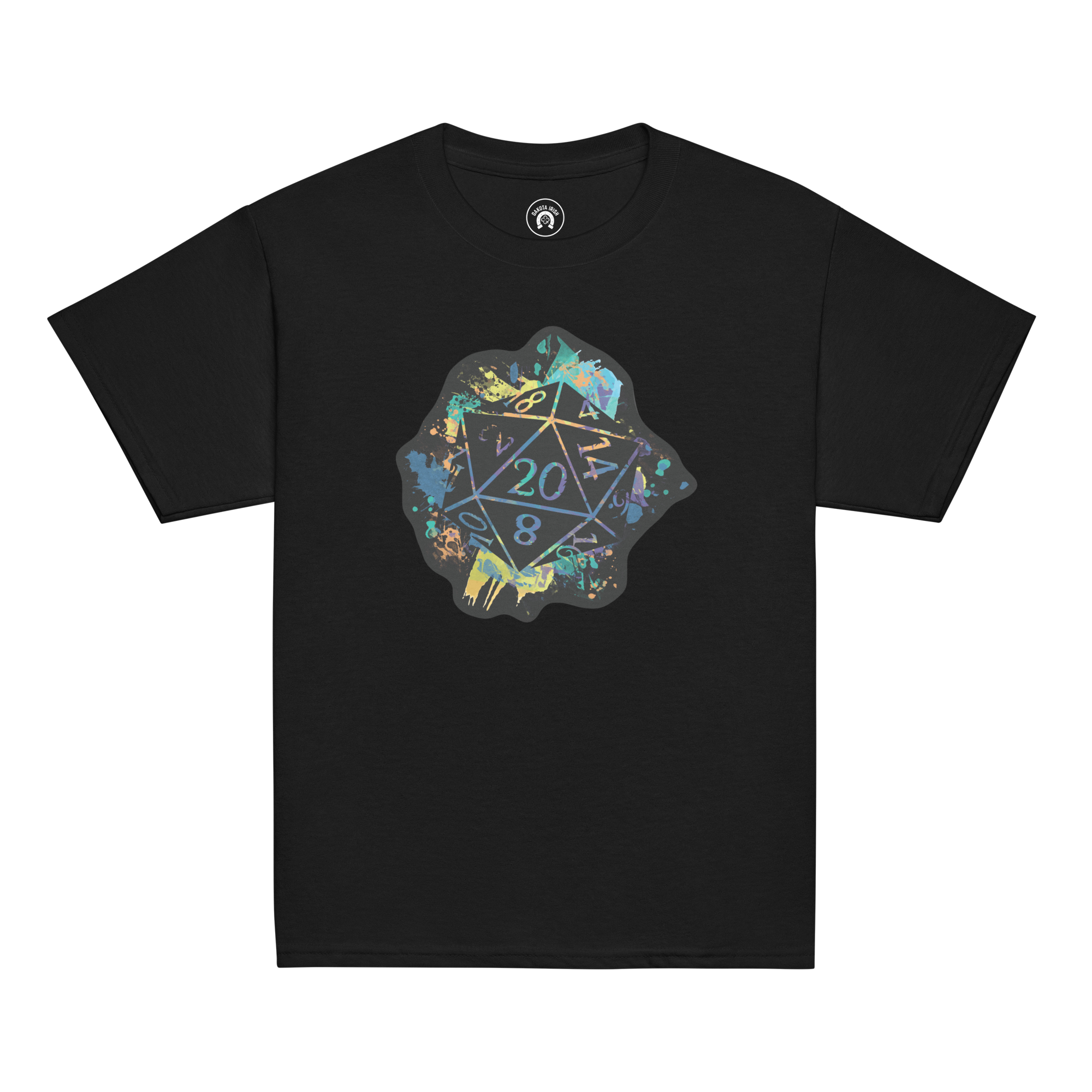 Rainbow Splash d20 - youth classic tee