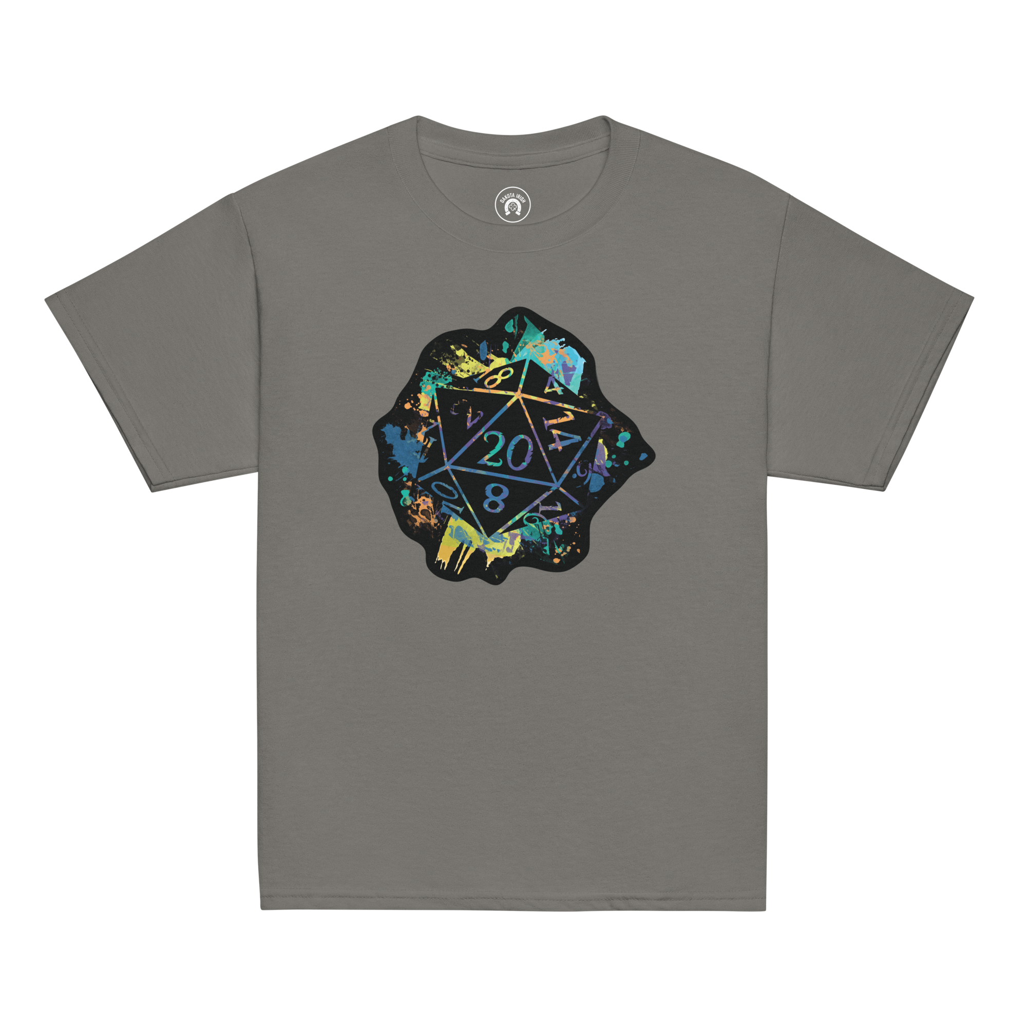 Rainbow Splash d20 - youth classic tee