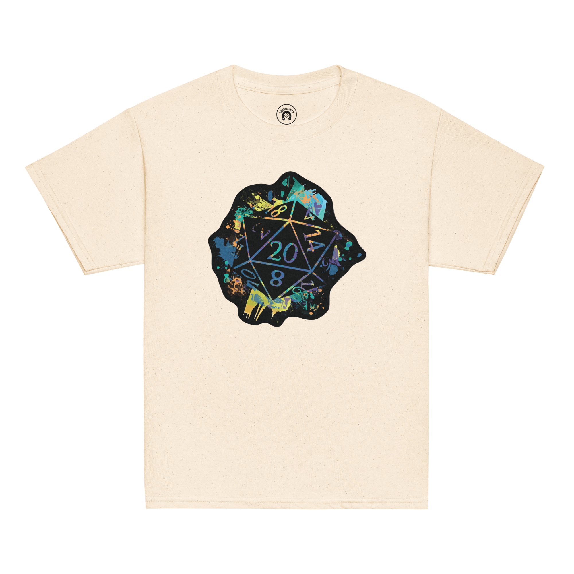 Rainbow Splash d20 - youth classic tee