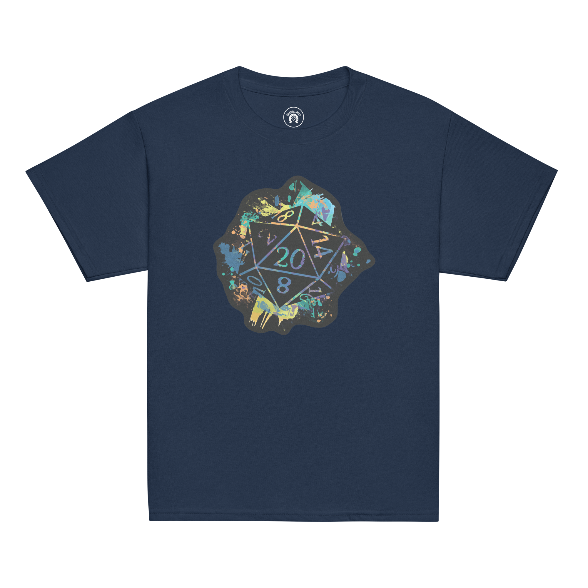 Rainbow Splash d20 - youth classic tee