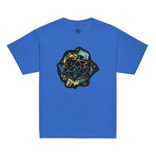 Rainbow Splash d20 - youth classic tee