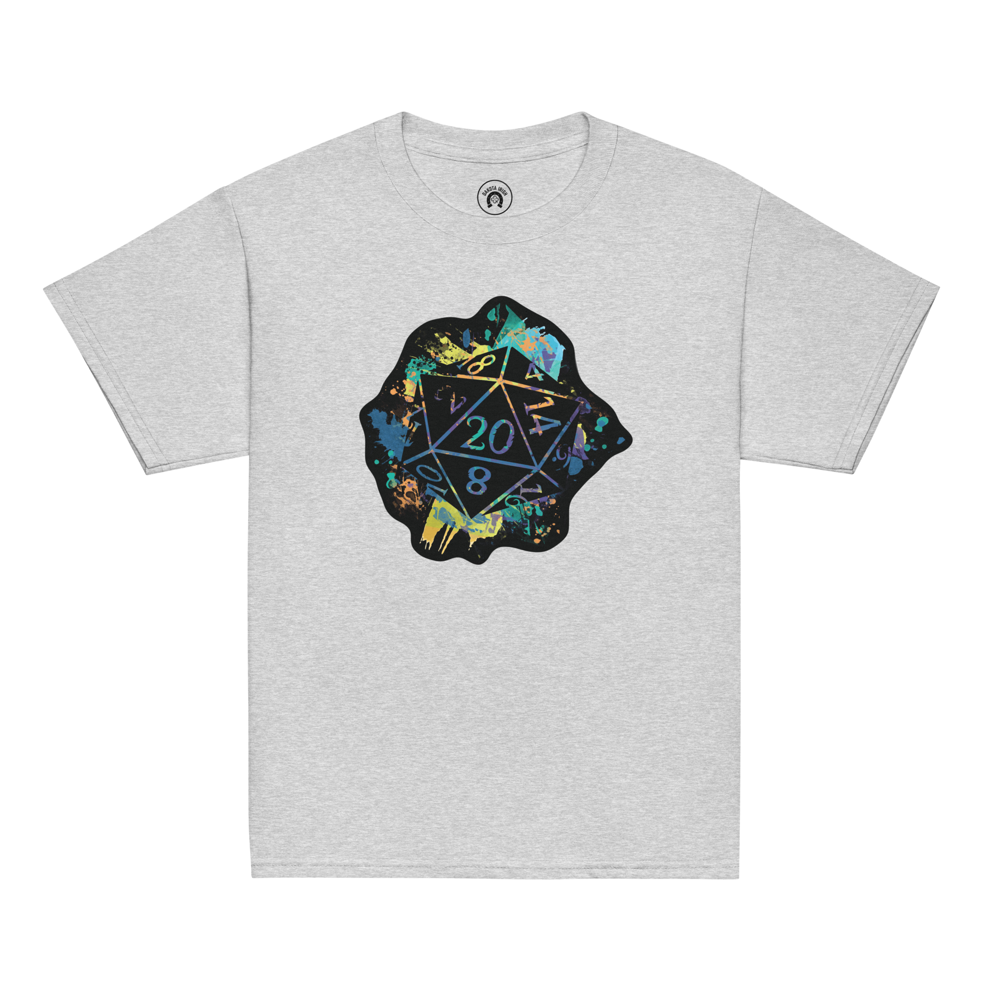 Rainbow Splash d20 - youth classic tee
