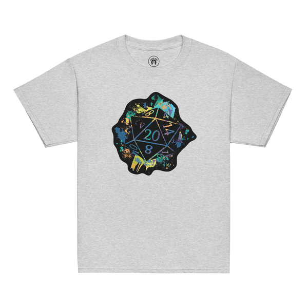 Rainbow Splash d20 - youth classic tee