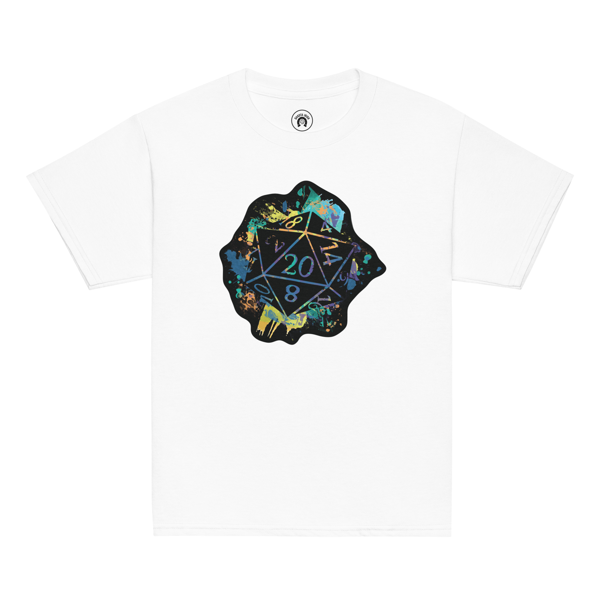 Rainbow Splash d20 - youth classic tee
