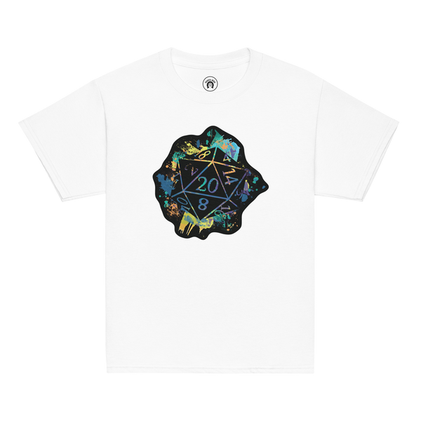 Rainbow Splash d20 - youth classic tee